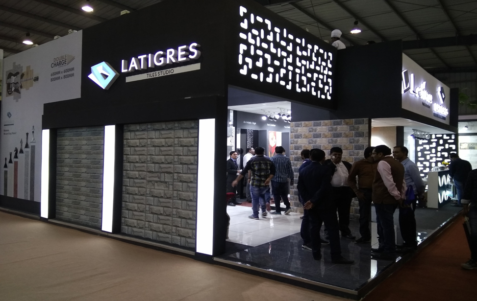 Vibrant Ceramic exhibition stall design